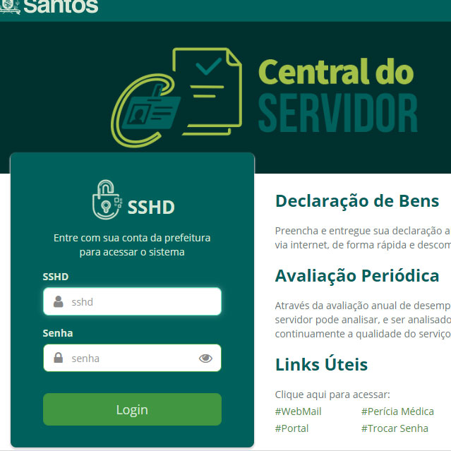 Site Central de Serviços