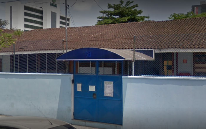 Foto da entrada da UME Gota de Leite
