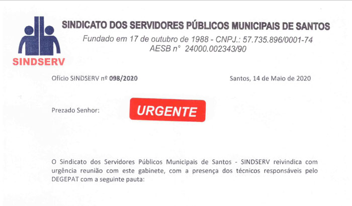 Pedaço do ofício