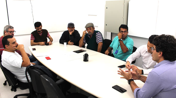 Reunião dos motoristas da SEDS