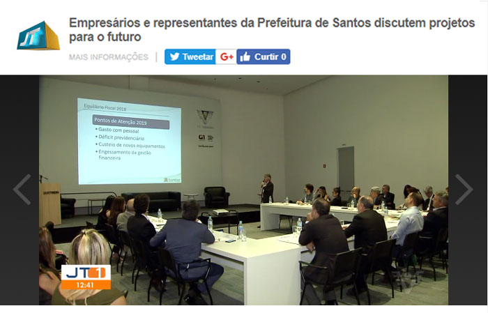 Matéria da TV Tribuna (26/12/18)