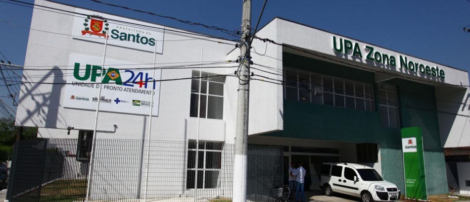 São 135 terceirizados pagos pela OS Associação Paulista para o Desenvolvimento da Medicina, na UPA da Zona Noroeste. Foto: ISABELLA CARRARI/PREFEITURA DE SANTOS